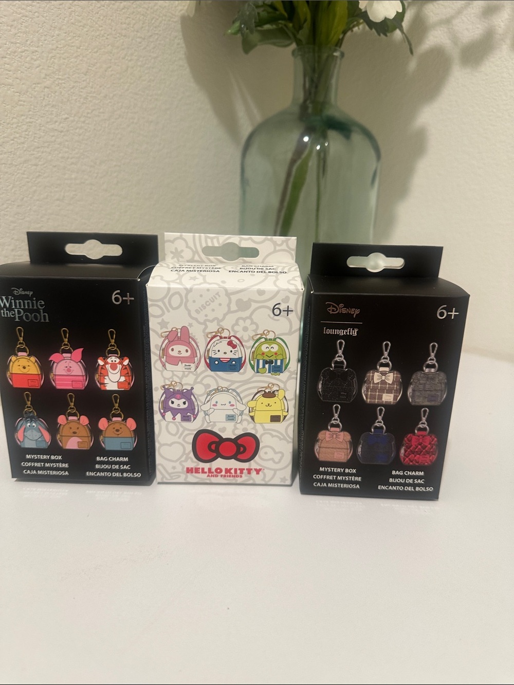 Disney & Hello Kitty Mystery Character Bag Charm Keychain